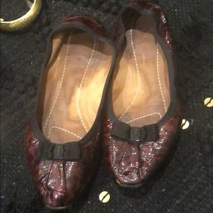 Tortoise ferragamo my joy flats